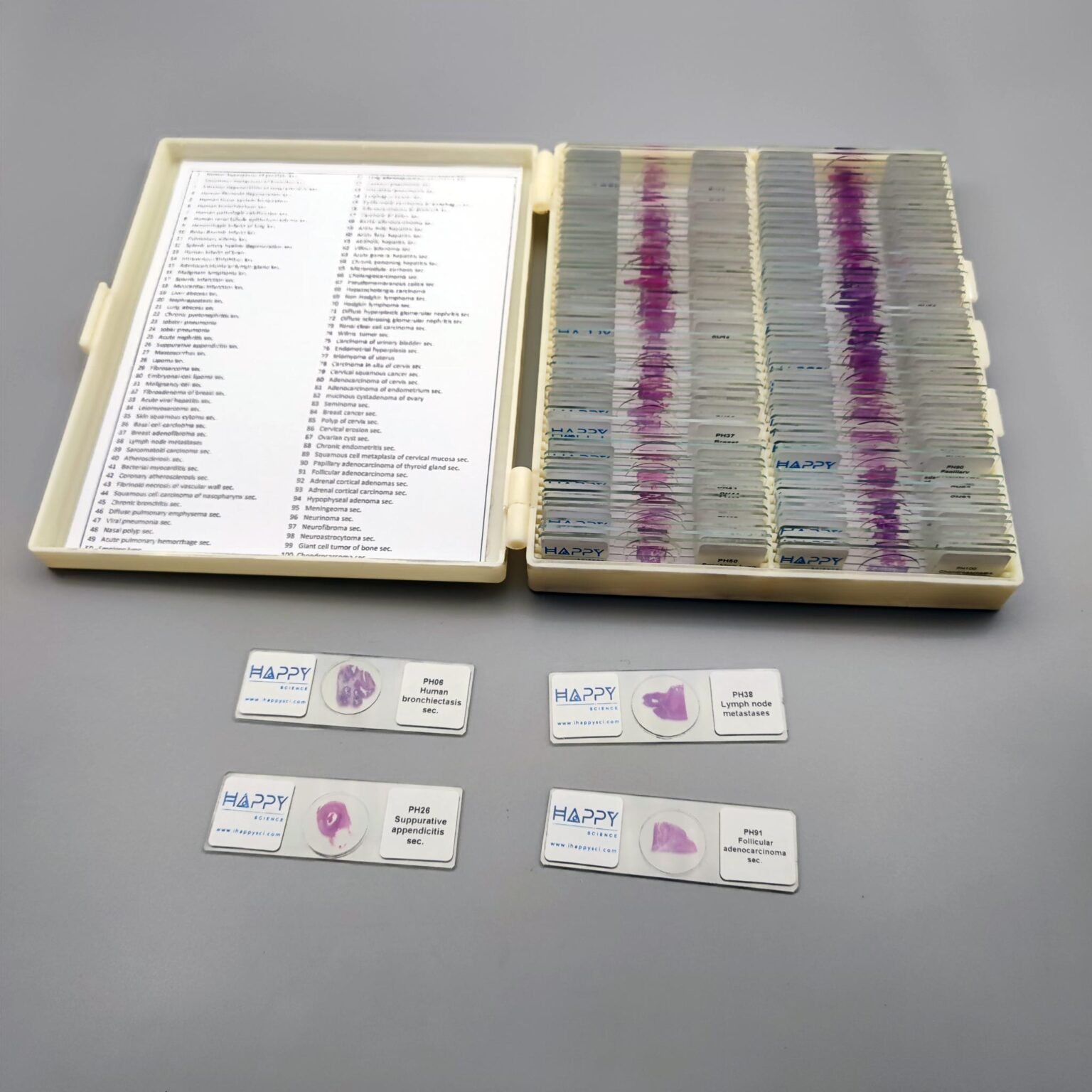 100pcs Basic Human Pathology Teaching Slides, Pathology Histology ...