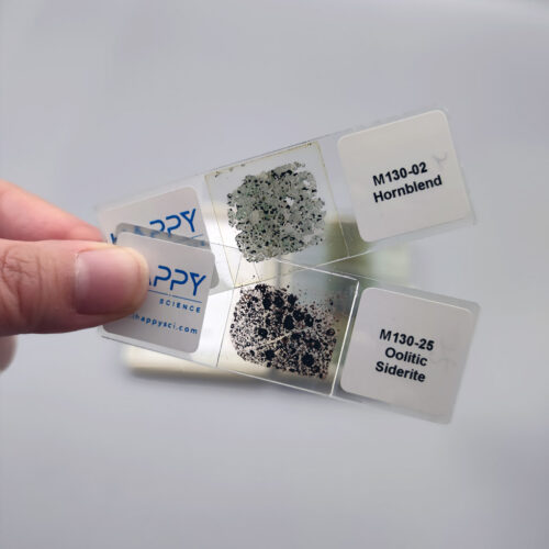 Mineral slides ground prepared microscope slides