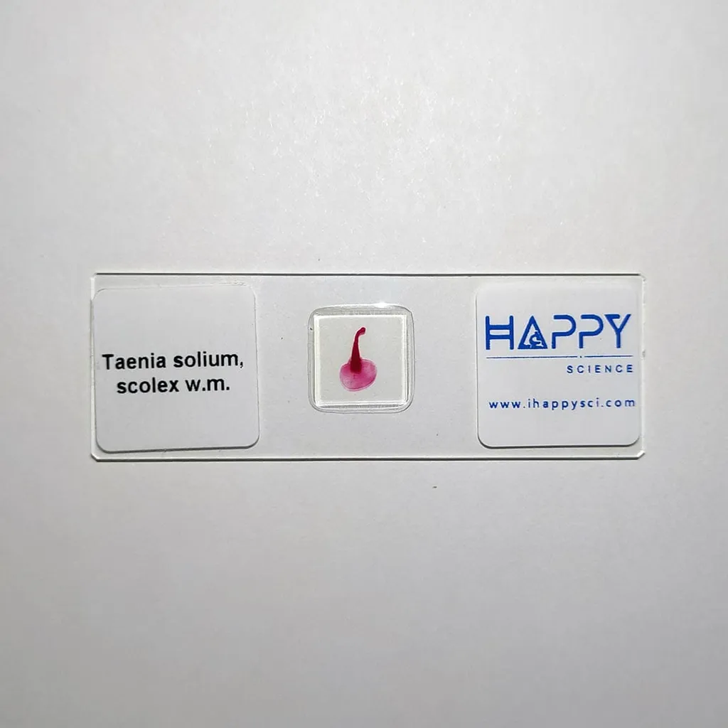 Taenia solium scolex whole mount, Prepared Microscope Slides - Image 2